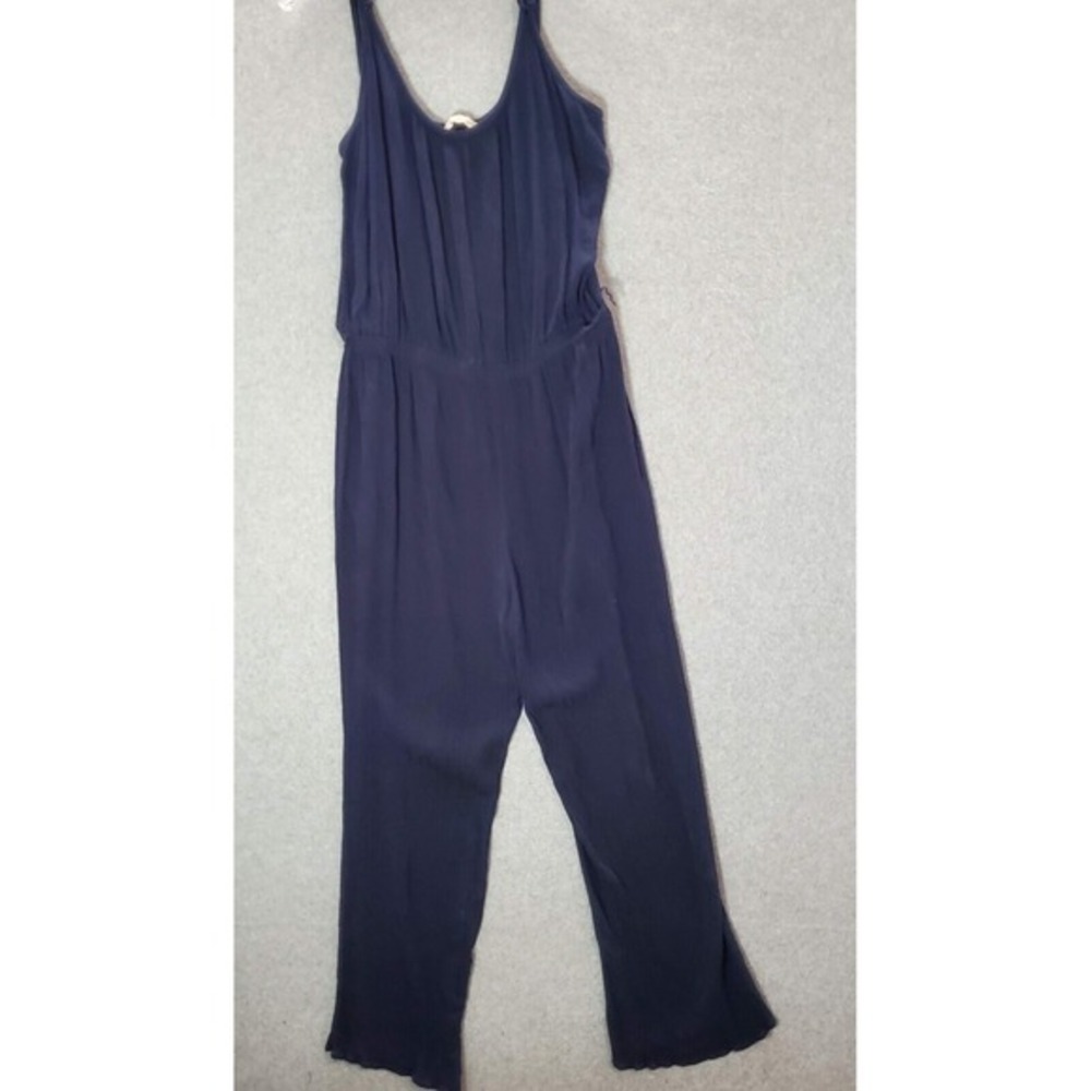 Soft Surroundings Women Jumpsuits XL Blue Sleeveless Adjustable